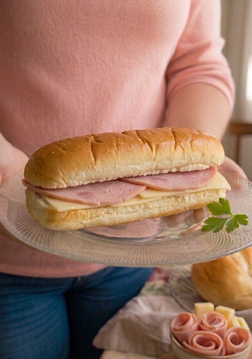 Pebete jamón y queso