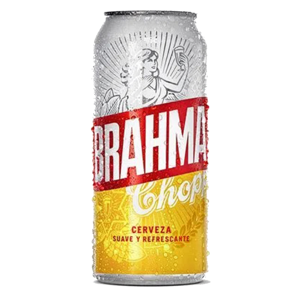 Lata de cerveza Brahma 473ml